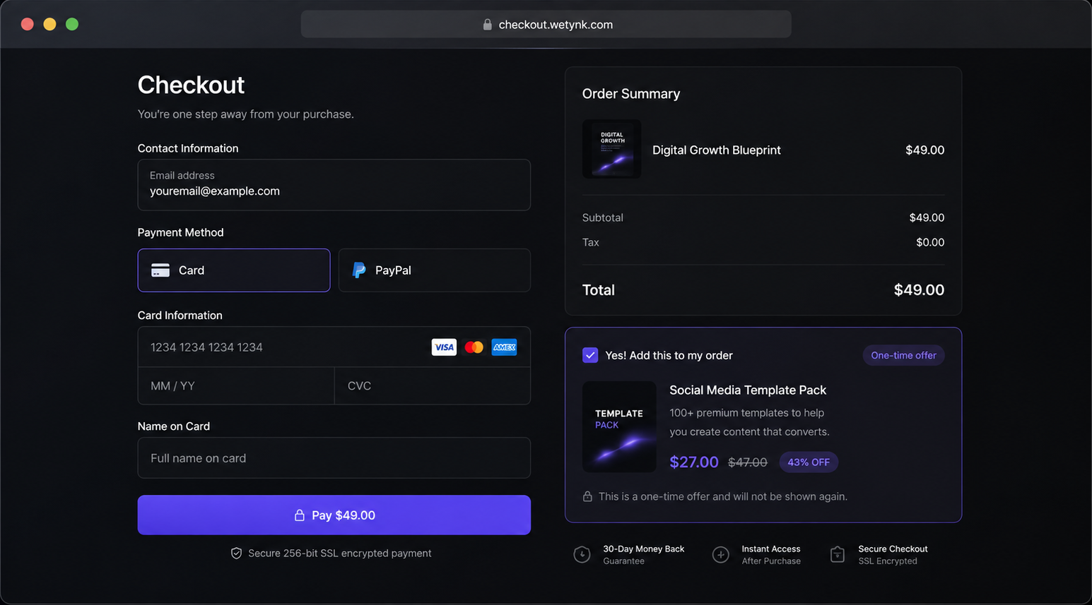 Convert more visitors into buyers